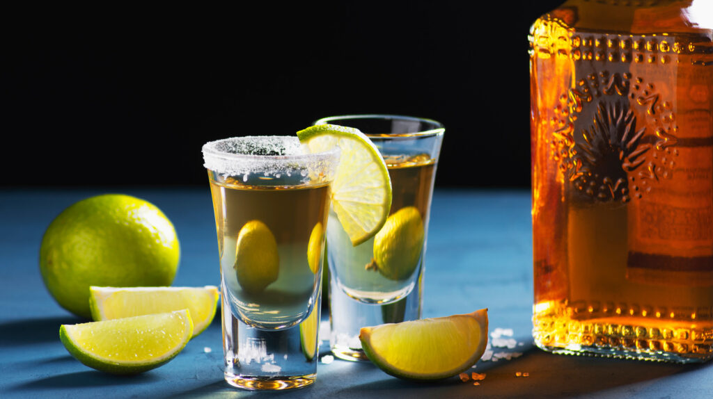 Tequila Shots and Lemon